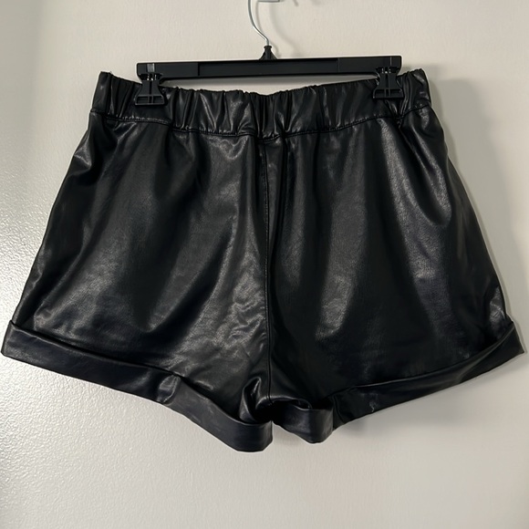 Vegan black leather shorts sincerely jules Size L - Picture 3 of 5